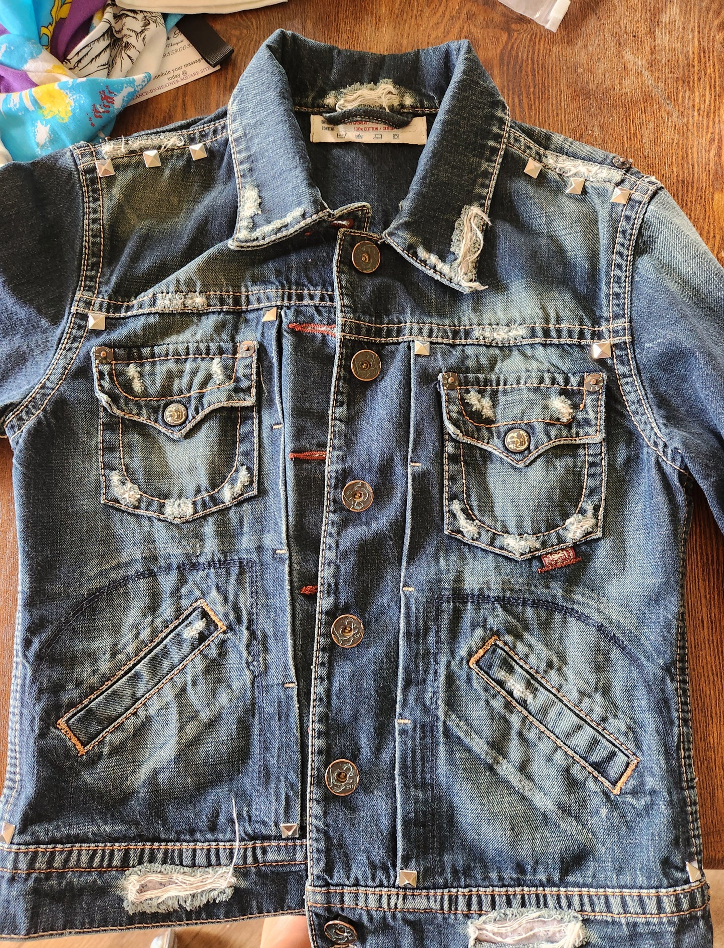 Tupac "Trust Nobody" denim jacket